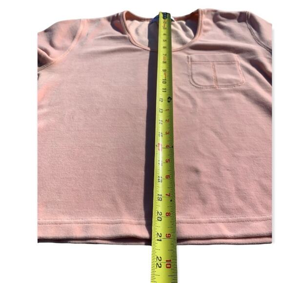 Sonia Rykiel Blush Velvet Top Size Large - Picture 6 of 6